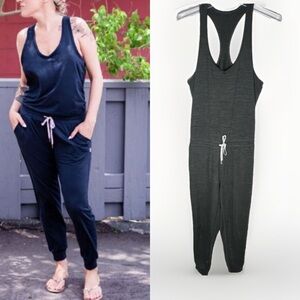 Vuori Lux Harem Sleeveless Jumpsuit Heather Gray Sz XS